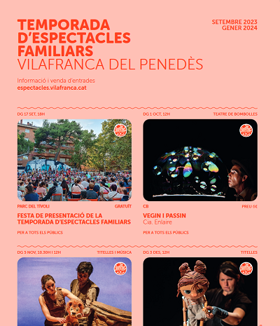 Temporada d’espectacles familiars a Vilafranca post thumbnail image