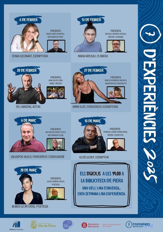 La Biblioteca de Piera es prepara per acollir una nova edició del “7 d’Experiències”. post thumbnail image